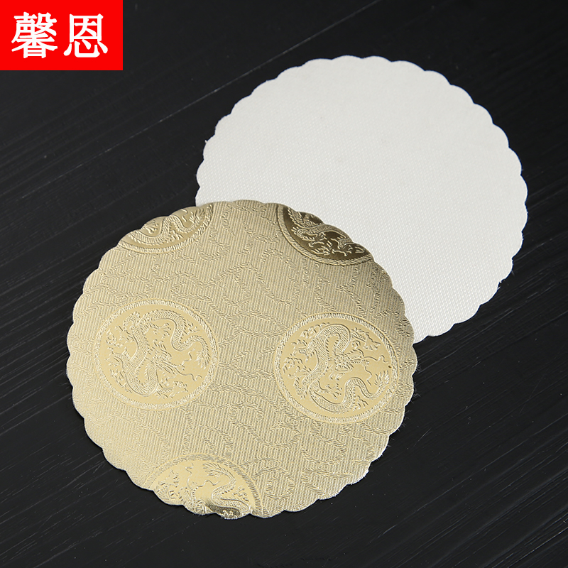 9CM Guest House Hotel Room Meeting Bar Custom Made Cup Pad Round Cortex Business Office Anti-Burn Heat Resistant