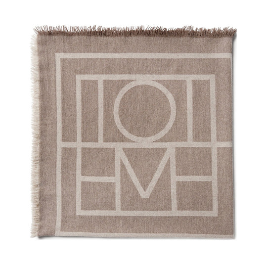 Tot autumn and winter wool scarf women's double-sided scarf versatile shawl Swedish same style ins versatile square scarf for women