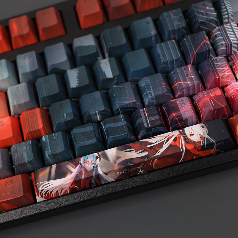 キーボード Alpha Keycaps - PRAYGE Redforce Alpha Keycaps - Redforce (T) Prayge | Keycap Archivist