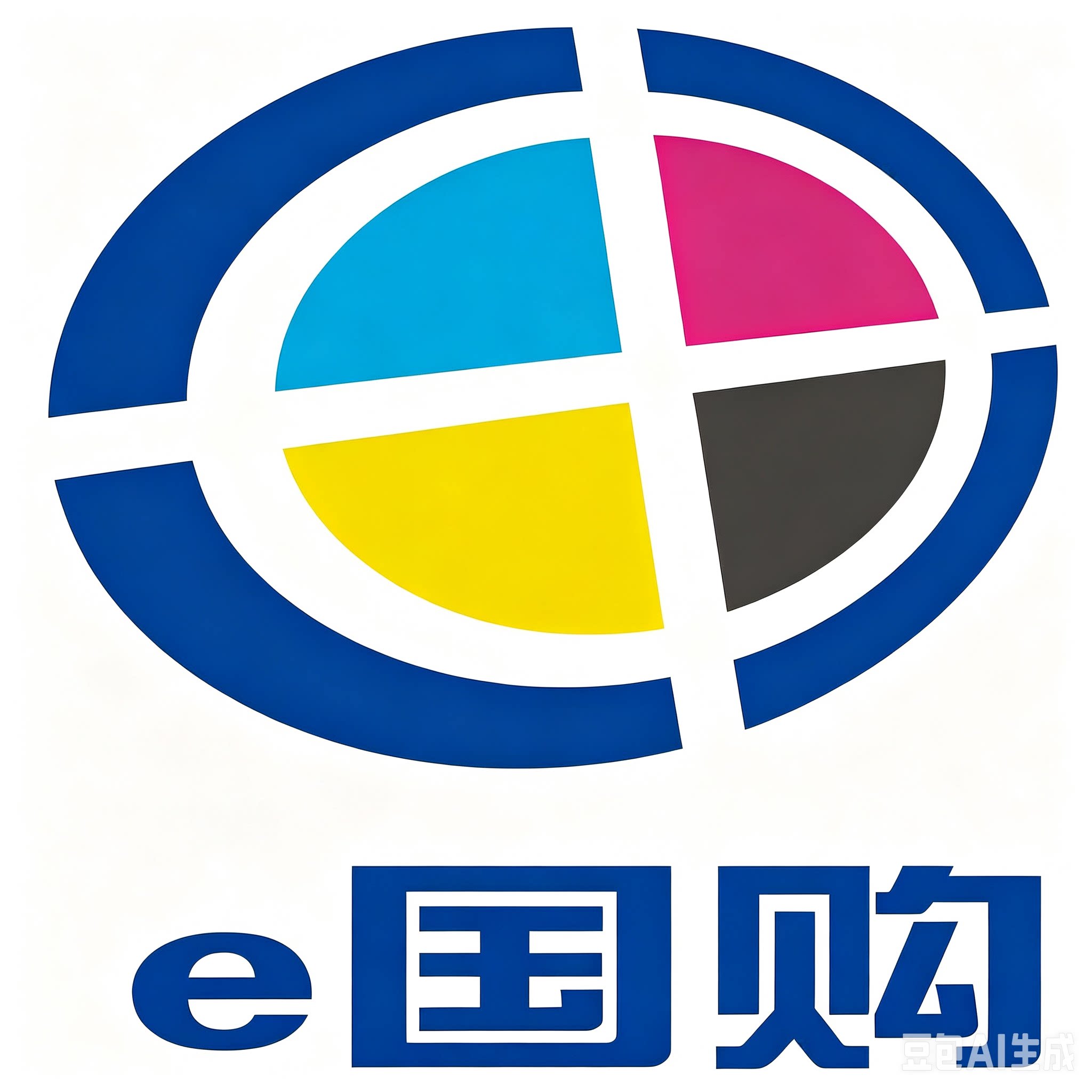 e国购进口零食店的LOGO