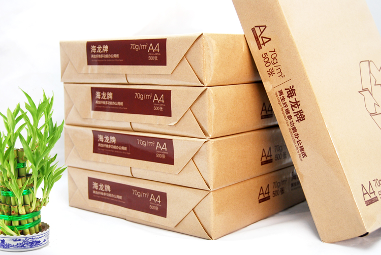 Hailong A4 giấy trắng in giấy A4 giấy 70 g 80 giấy tái chế giấy trắng giấy FCL giá của giấy văn phòng