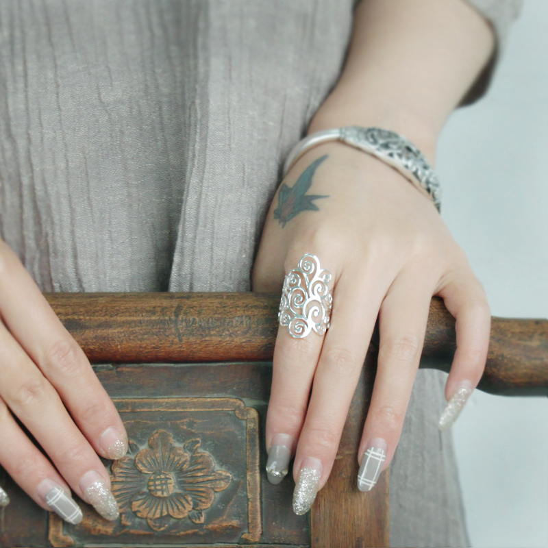 Bague Femme en Argenterie - Ref 3086902 Image 3