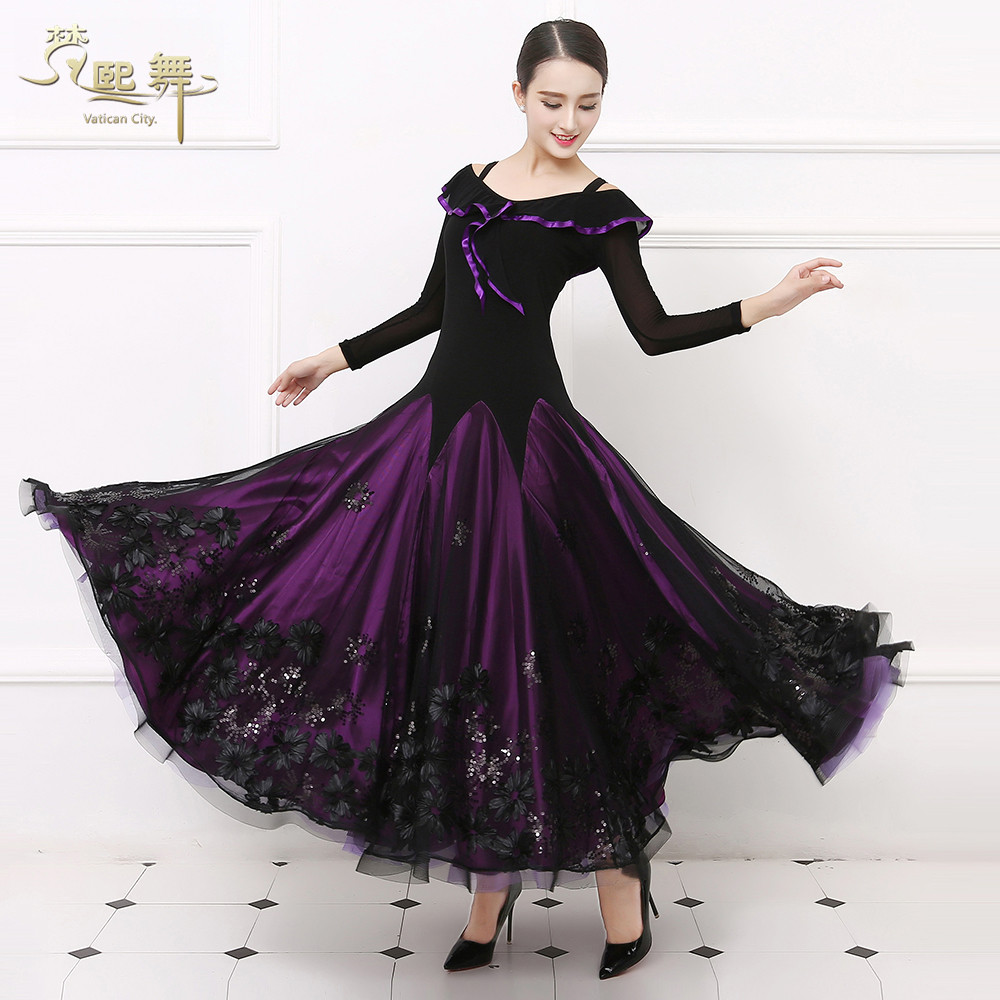 Ballroom dress Dress Waltz Dress Waltz Dresses Big Swing Skirts National-Dancing Out of the Moden Dance Costume Women-Taobao