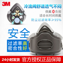 3M mask dust-proof nose and mouth cover Anti-industrial dust grinding ash powder can be cleaned easy haze dust mask filter cotton
