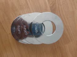 Precision Pure Steel Dumbbell Barbell Competition Weight Plates Small Weightlifting Fitness Home Commercial Clearance Electroplating