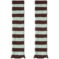 Spring and autumn knitted socks for women striped pile socks long socks calf socks over-the-knee socks knee pads non-slip leg covers