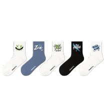 PRIMEET Socks Womens Summer Thin Mid-Tube Socks Mens Antibacterial Breathable Deodorant Sports Stockings Cotton Socks