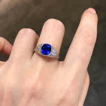 (Westin) Sold 2 72ctAGL and Ancient Berlin Sapphire Custom Diamond Ring