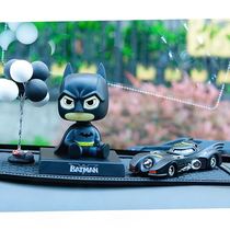 Cartoon cute Batman shaking head car ornaments doll creative personality center console car interior decorations