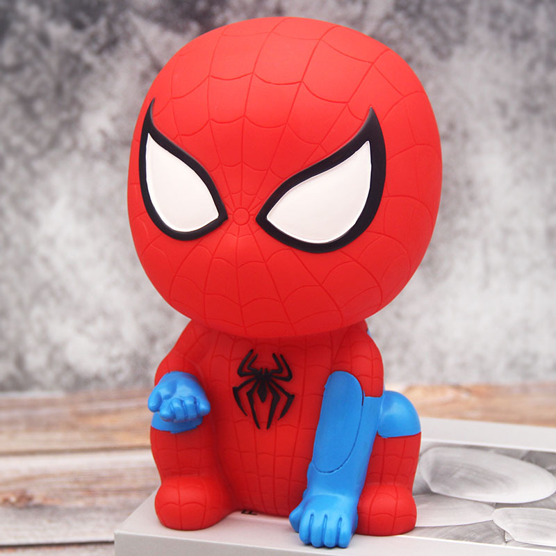 Creative Large Spider-Man Piggy Bank, Large Capacity Superman Captain America Savings Bank, Anti-Fall Children's Birthday Gift Creative Large Spider-Man Piggy Bank, Large Capacity Superman Captain America Savings Bank, Anti-Fall Children's Birthday Gift