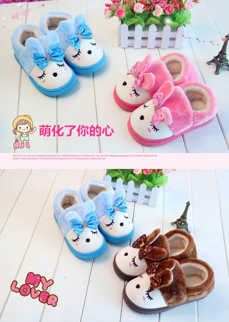 Pantoufles enfants en suède pour hiver - semelle EVA - Ref 987223 Image 23