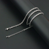 Универсальная цепочка до ключиц из нержавеющей стали из жемчуга, подвеска, аксессуар, цепь, 5mm