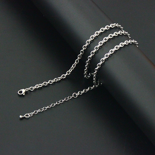 Универсальная цепочка до ключиц из нержавеющей стали из жемчуга, подвеска, аксессуар, цепь, 5mm