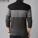 Осенняя куртка с молнией, кардиган, бейсбольный шерстяной комфортный свитер, в корейском стиле