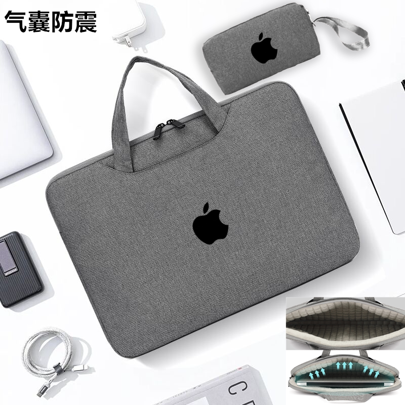 Airbag Shockproof Apple MacBook Air 13.3inch Pro 14/16 Laptop Special Carrying Bag 13.6/15.4 Inner Storage Bag Waterproof Protective Cover M3 M4