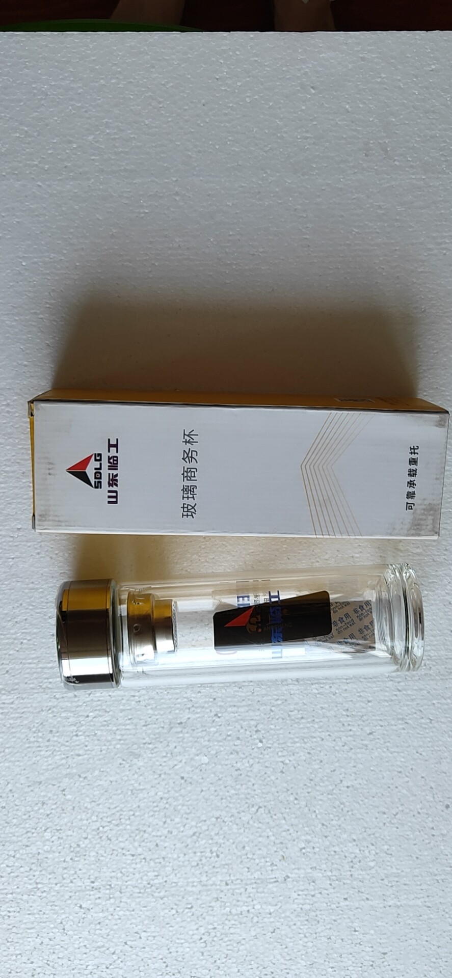 Shandong Lingong original office supplies glass straight cup