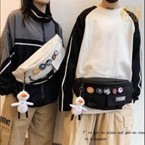 National tide shoulder bag male original leisure shoulder small backpack female students Sports running bag new fashion summer chest bag