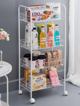Floor-to-ceiling multi-storey dormitory trolley shelf bookshelf bedroom snacks balcony storage rack kitchen shelf