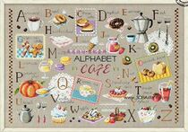 Drawings Print France Import DMC Cross embroidered self-matching piece SODA SO-K6 alphabet