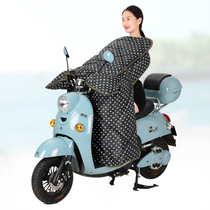 Electric car wind shield winter velvet thickened stand collar cold warm winter motorcycle battery car waterproof wind shield