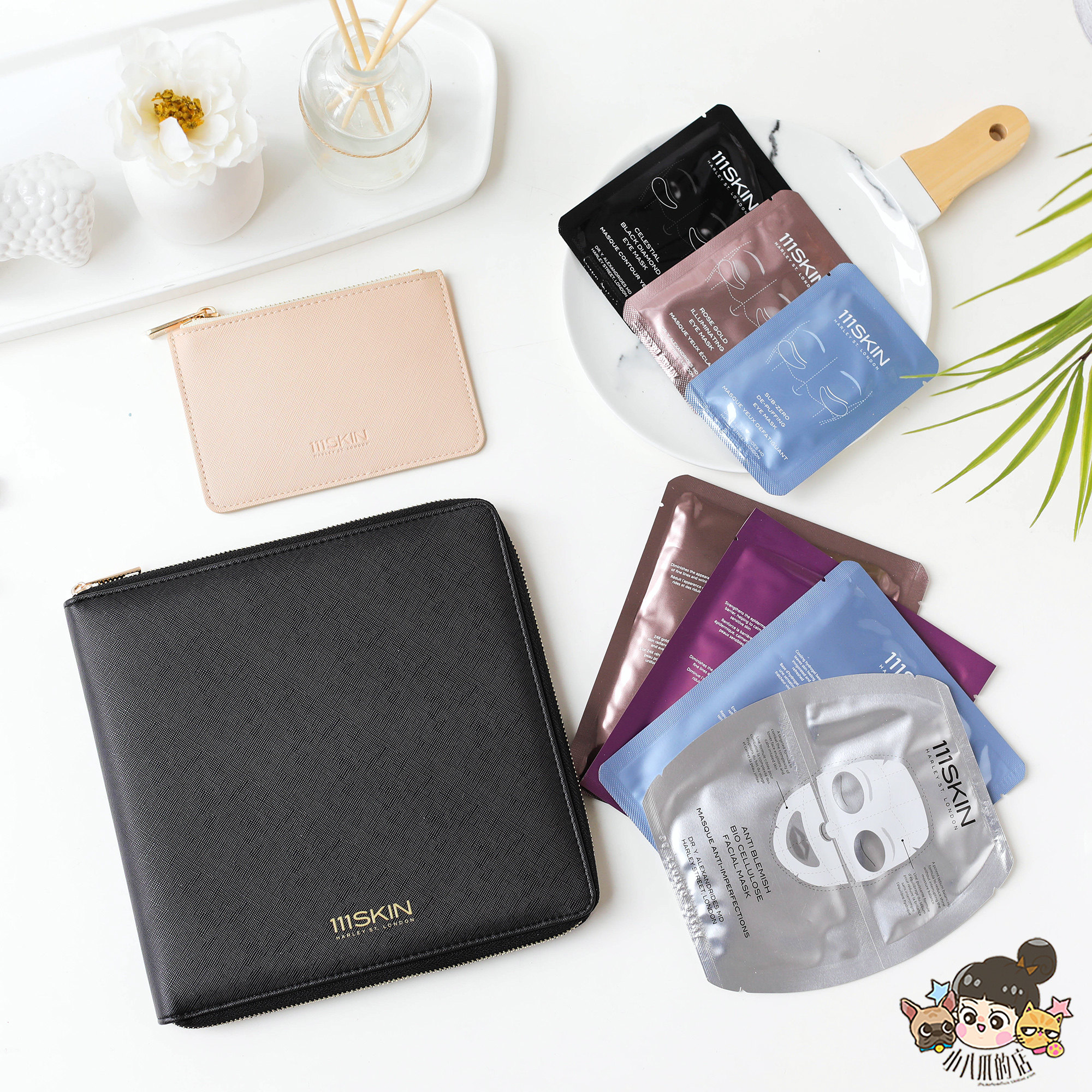 Top-worthy anti-old first aid) must stock up 111SKIN Purple Lilac Gold 24K Rose Gold Anti-Acne Mask Black Drills Eye Film