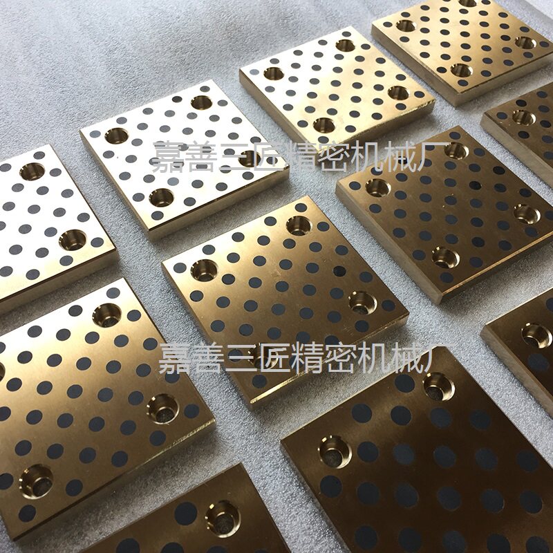 Graphite Pointing Block Copper Guide Plate Bronze Wear Plate Graphite Oil-Free Sliding Bearing