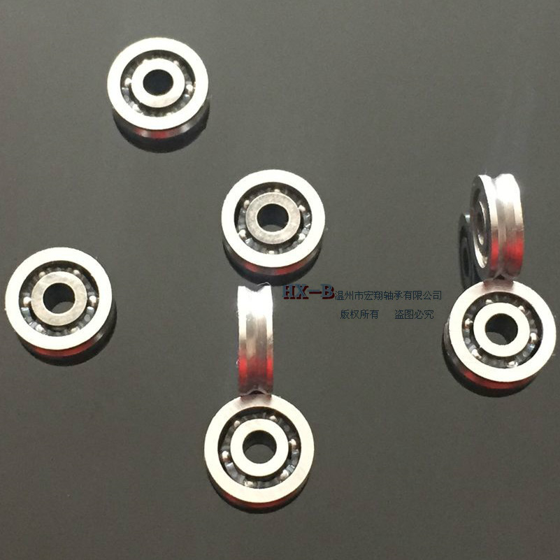Miniature bearing V623 3*10*3 open capless V-groove trace 608zz V-groove pulley hanging wheel bearing