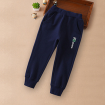 Boys pants autumn winter 2021 new autumn Korean version of the childrens sports pants foreign casual pants childrens trousers