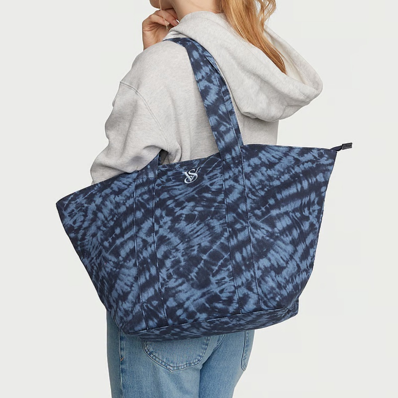 Victoria's Secret Vs Canvas Large-Capacity Convertible Tote Shopping Bag Shoulder Bag Tote Bag Victoria's Secret Vs Canvas Large-Capacity Convertible Tote Shopping Bag Shoulder Bag Tote Bag