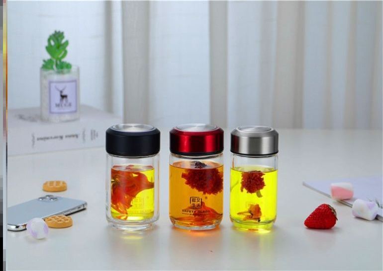 Drink Chinese medicine Pocket Small Water Glass 100ml Summer Season Portable Small Glass Cups Small capacity 200ml small