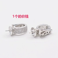 Пустая опора с подвесной пряжкой из белого золота (модель A37)