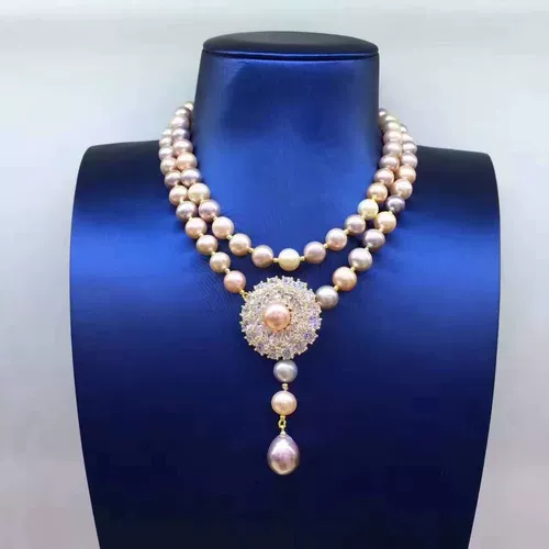 Элитное модное двухэтажное ожерелье на солнечной энергии, аксессуары, японские и корейские, подсолнух