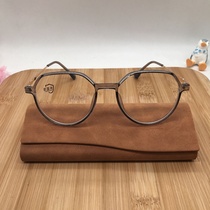 Net Red fashion trend polygon TR-90 men and women full frame anti blue light myopia frame JS180573