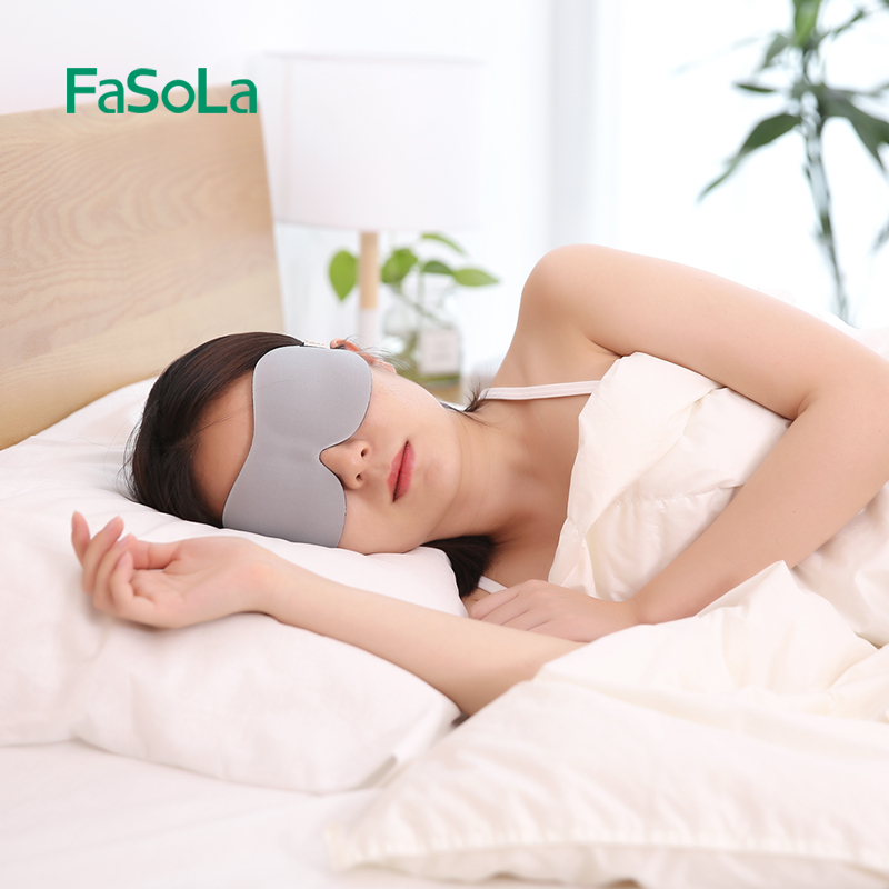 FaSoLa summer sleep Goggles for men and women breathable shading sleep goggles for adults 3D stereo goggles