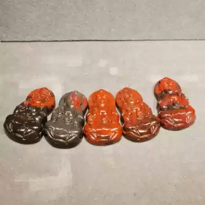 Guilin chicken blood jade dragon victory chicken blood stone natural jade male and female pendant tag baby Guanyin