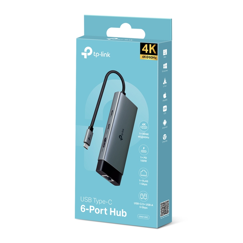 Tp-Link Uh3020C/5020C/7020C/6120C/ Type-C Expansion Hub Hub Multi-Port