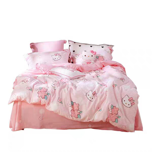 水星家纺 授权全棉卡通四件套!