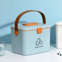  Medicine box Household size family size childrens medicine storage box multi-layer first aid medicine box large-capacity medical box