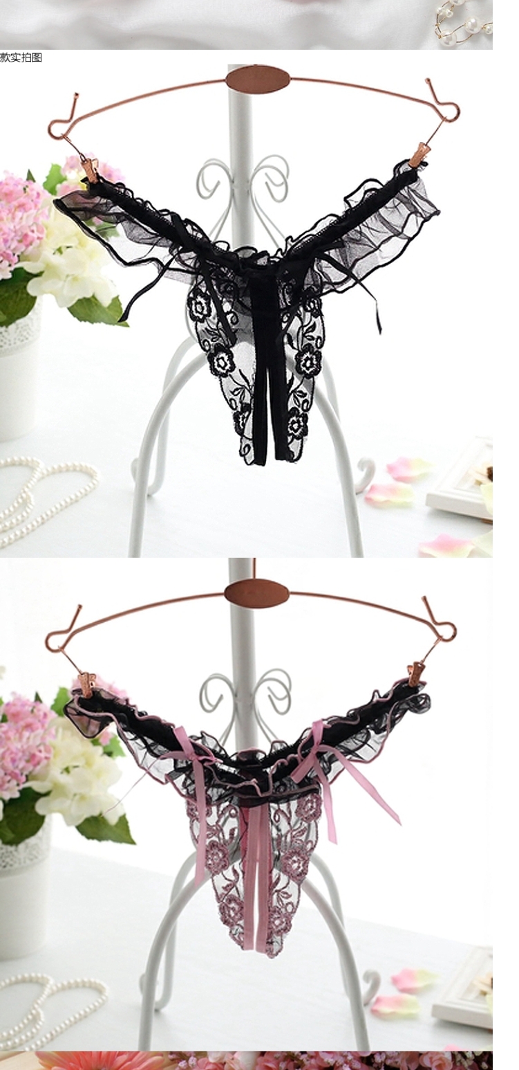 Quần lót, phụ nữ cởi mở, trong suốt, người thật, mở tập tin, ren, cám dỗ, thong, nữ, eo thấp, quan điểm nóng bỏng, đáy của phụ nữ - G-string noi y cao cap