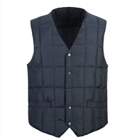 Mùa đông trung niên trở xuống áo vest cotton nam cha mặc áo ấm vai cỡ lớn vest dày cộng với áo vest cotton áo khoác nam hàn quốc mùa đông