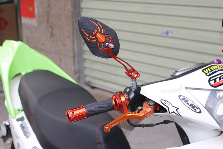 Wholesale supply motorcycle electric scooter modified jack-o'-lantern RSZ Fuxi JOG qiaoge Fast Eagle mirror
