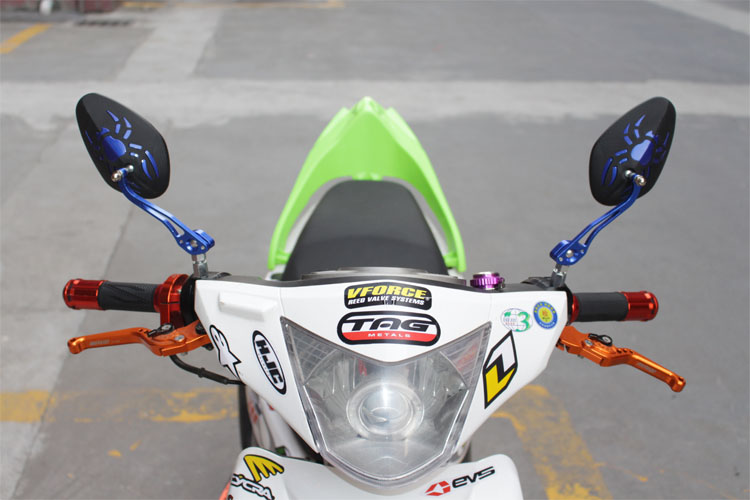 Wholesale supply motorcycle electric scooter modified jack-o'-lantern RSZ Fuxi JOG qiaoge Fast Eagle mirror