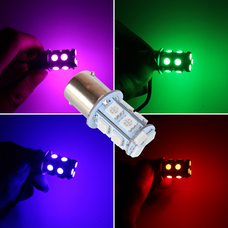 Motorcycle LED steering light bulb electric vehicle 12 volt turning light direction light super bright 13 patch led modification accessories