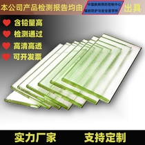 Lead glass medical observation window anti-radiation CTDRX-ray room dental pet hospital round shaped glass customization