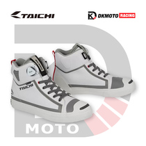 TAICHI all-season motorcycle riding shoes motorcycle racing off-road summer waterproof mens casual short boots canvas shoes