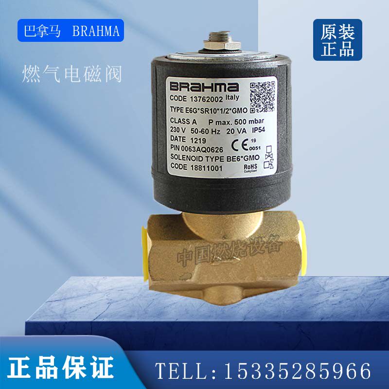 Imported BRAHMA Brama solenoid valve E6G gas cut-off valve E6G*SR10 SR8