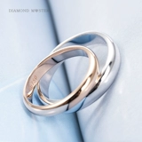 钻大师 Бриллиантовое платиновое обручальное кольцо для влюбленных подходит для мужчин и женщин, делается под заказ