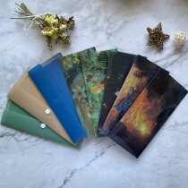 Envelope customized star surrounding supporting materials color bronzing plastic envelope pvc envelope pp letter paper customized