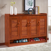 Shoe cabinet simple modern hall cabinet save space simple economical large capacity multi-functional household solid wood color porch