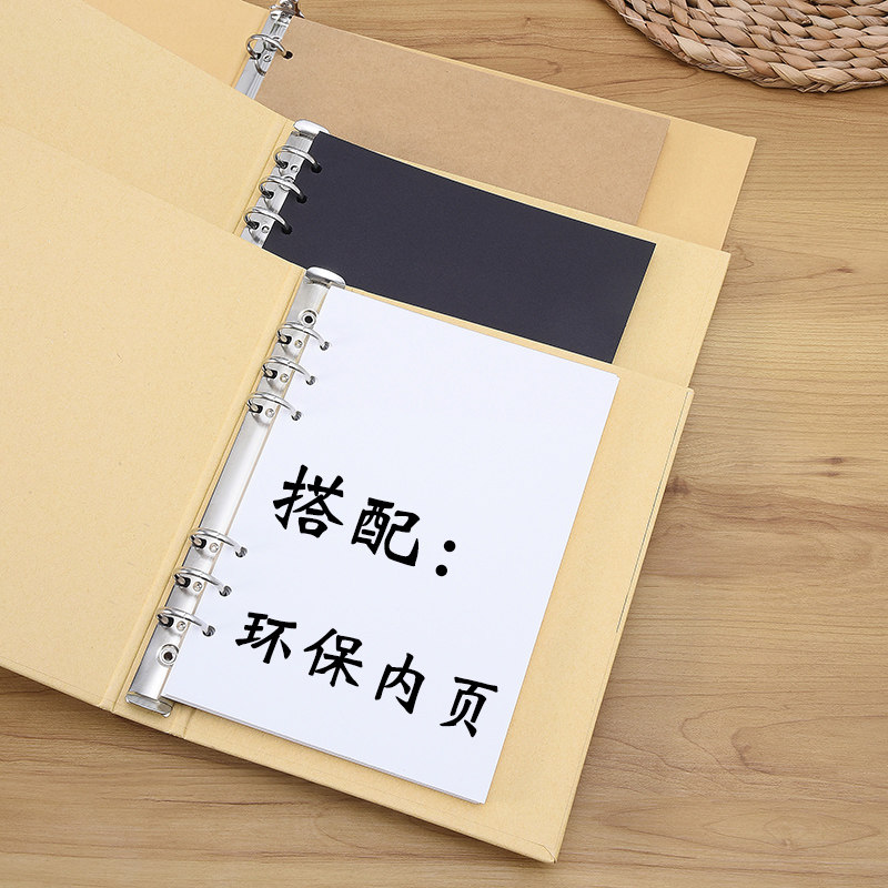 New Time Graduation Memorial Album Simply A5 Kraft Paper Fashion A4 printed LOGO Atlas Customized Bills Clip